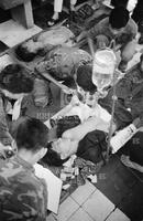 Wounded South Vietnamese soldiers