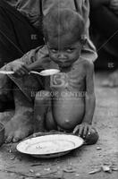 Cambodian refugee child