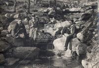 R. G. Lubben and friends hiking