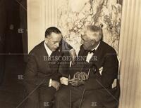 Frederick L. Fuller with an unidentified man at the Hundred Percent Club