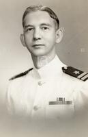 Robert E. Greenwood in naval uniform