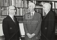 [Left to right:] Dean Miller, REG, W. I. Layton