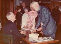 [Robert E. Greenwood] Dr. Edmund Heinsohn autographed his book, Fifty Years (Courtroom Pulpit)