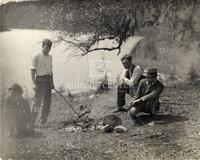 From left to right: Charles Vickery, Jr., Walter N. Barnes, R.G. Lubben, Chester Klipple