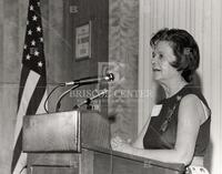 Mrs. Lucille Whyburn of the University of Virginia at the microphone. (11)