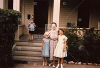 Margaret Key Moore with children of her nephew Lawrence