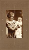 Mrs. J. R. Kline and son [John]; Prof. Kline taught at Univ. of Penn and the Kline and Moore families were friends.