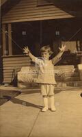 Clifford A. Truesdell III in front of the house at 2200 Third Avenue, Los Angeles, built by my grandfather, Mark Walker, Jr.