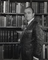 Clifford A. Truesdell III photographed by himself in his study at 801 N. College Avenue, Bloomington, Indiana