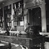 Truesdell in his study at Il Palazzetto