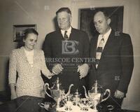 [Lucille Whyburn?], unidentified man, and William M. Whyburn