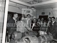 Group touring a lab