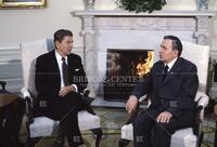 Ronald Reagan with Andrei Gromyko, foreign minister, Soviet Union