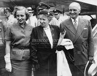 Mounted 11x14 Prints: Margaret, Bess, and President Harry Truman