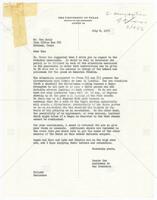 Letters and memoranda pertaining to desegregation of athletic events.
