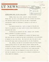 UT News press release on civil rights
