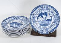 Photograph of the set of UT Commemorative Plates