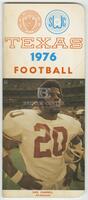 Cover of program for 1976 Texas Football Season