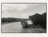 Brazos River looking westward, summer, 1993'