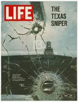 Cover and article in Life Magazine covering the Whitman Sniper Tragedy