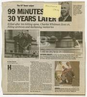 Austin American-Statesman article: "The UT Tower sniper: 99 Minutes 30  Years Later"
