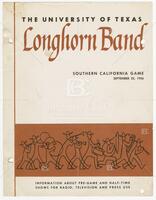 Longhorn Band – Pre-Game and Half-Time Shows for Radio, Television, and Press Use