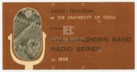The Longhorn Band Radio Series program