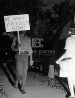 Booker T. Bonner Demonstration at Governor’s Mansion