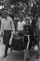 Photograph of the Students for a Democratic Society (SDS) Death March on Campus