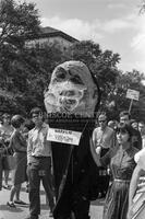 Photograph of the Students for a Democratic Society (SDS) Death March on Campus