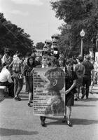 Photograph of the Students for a Democratic Society (SDS) Death March on Campus