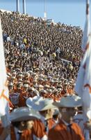 Longhorn Band at football game