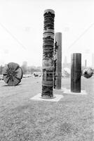 New Sculptures in front of Art Building