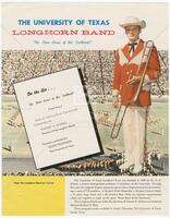 Program flier for The Longhorn Ban On the Air series of radio concerts, undated