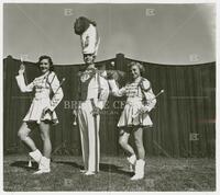 Band Twirlers and Drum Major, 1953-1954