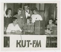 Photograph of KUT-FM staffers, undated