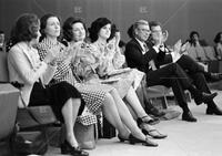 Photograph of Lady Bird Johnson at Salute to Women Conference, LBJ Library