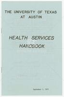 The University of Texas at Austin Health Services Handbook