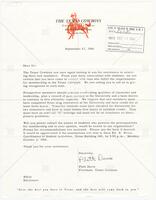 Letter from Foreman, Texas Cowboys requesting assistance in selecting new members
