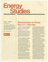 Energy Studies newsletter