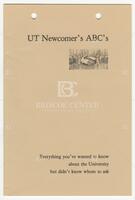 UT Newcomers' ABC's – Booklet