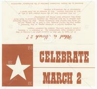Celebrate March 2 pamphlet