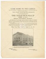 Flier for The Texas Round-Up, 1930