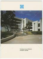 Tarlton Law Library readers' guide (front and back cover only)