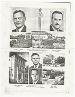 Photocopy of photographs of UT President, Vice-President, and two others, and "campus scenes", undated