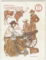 Longhorns Official Football Program (cover) for the Texas vs. Texas Tech game