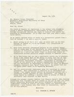 Enclosed copy of letter from Charles A. Spears to Maurice Olian