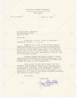 Letter from the Office of the President of Louisiana State University to Dr. Harry Ransom, Chancellor, The University of Texas