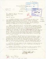 Letter from Billy Hunt of Center, Texas to Dr. Joseph R. Smiley, UT President