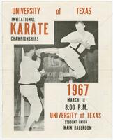 Program for University of Texas Invitational Karate Championships